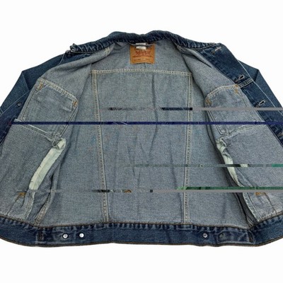 VTG 90s Levis Type 3 Denim Trucker Jacket Men's Small Medium Wash