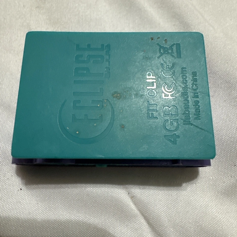Eclipse Fit Clip 4GB MP3 Player Blue Purple For Parts *UNTESTED* - Image 2 of 2
