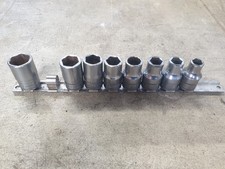 Snap-On 1/2" Drive TWM 10 - 18mm  (17mm MISSING) + A269 Rail Oragniser