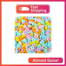 Kasvan Spring Flowers Sugar Sprinkles - Edible Candy Pearls 85g/ 3oz, Mix Size,