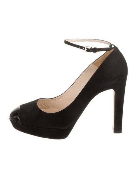 Women L.K.Bennett Heels Black Leather 37