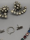 Estate Jewelry Lot Sterling 925 Vintage Rings Bracelets Necklaces Cameo Mixed — photo 5