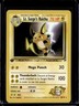 2000 Pokemon Gym Heroes 1st Edition Lt. Surge's Raichu #28/132