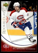 2006-07 Upper Deck Rookie Class Box Set Guillaume Latendresse Montreal Canadiens