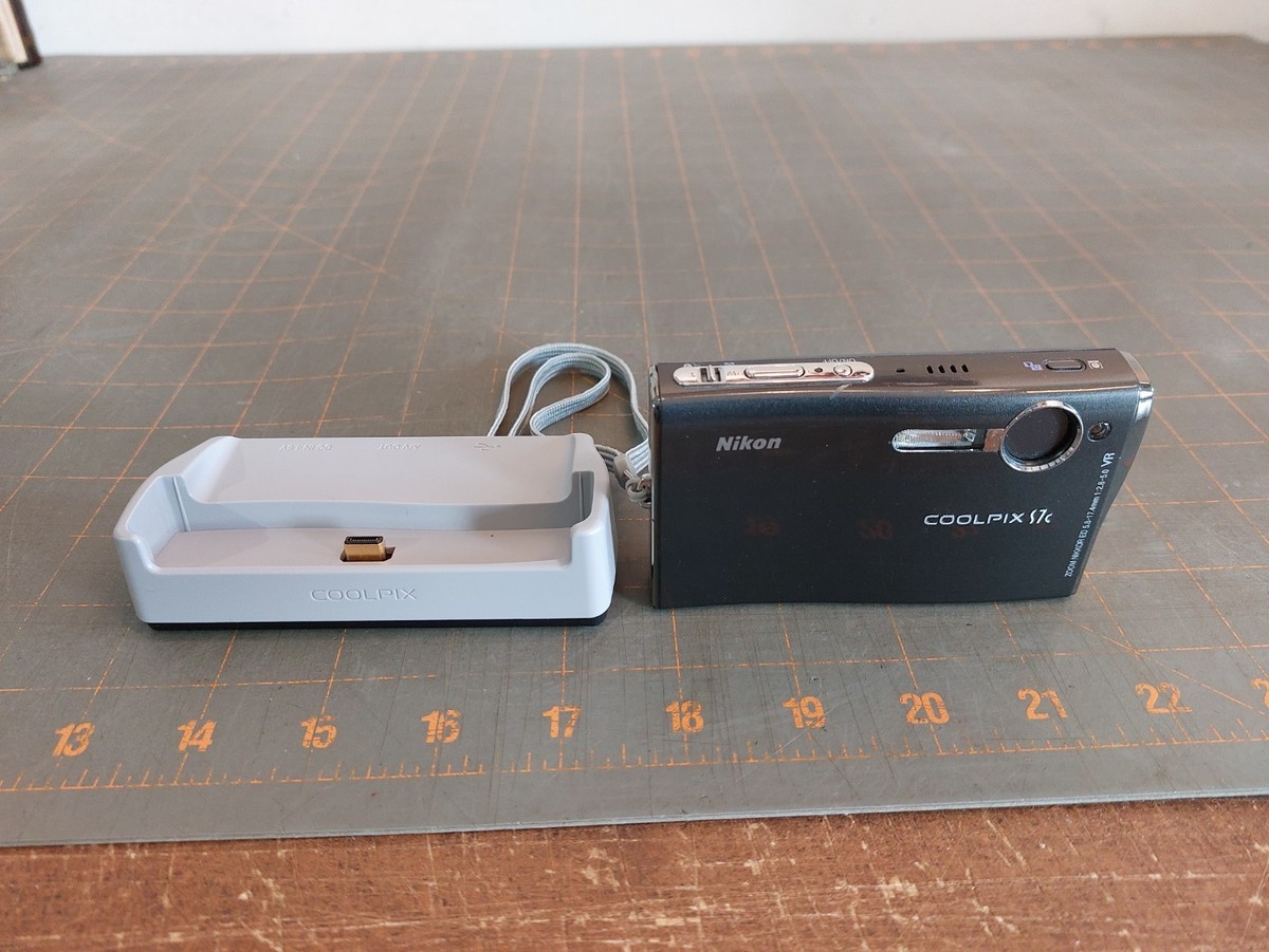Nikon COOLPIX S7c 7.1 MP Digital Camera 3X Zoom Compact Black | eBay