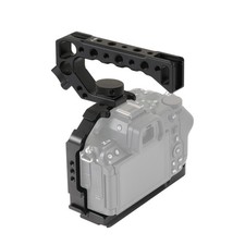 Black Aluminum Half Camera Cage Rig with Top Handle Grip for Nikon Z5 II Camera