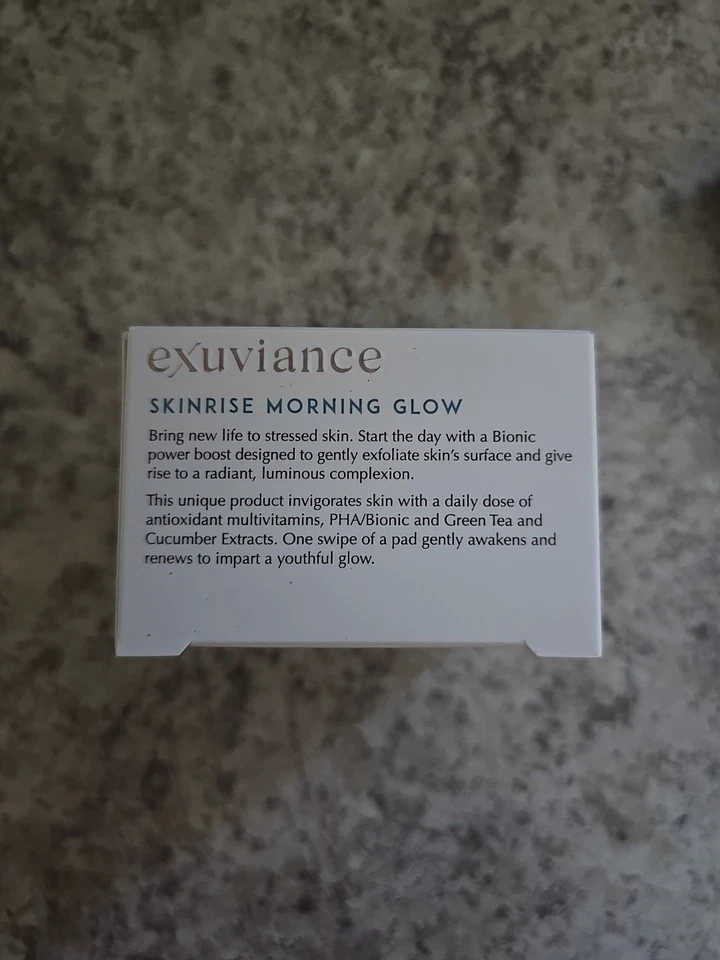 EXUVIANCE SkinRise Morning Glow, Anti Aging Facial Toning Pads - 1.7 Fl oz - Image 3 of 4