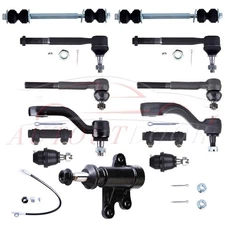 Front Lower Ball Joint Sway Bar End Tie Rod End Fit For 1995-00 Chevrolet Tahoe