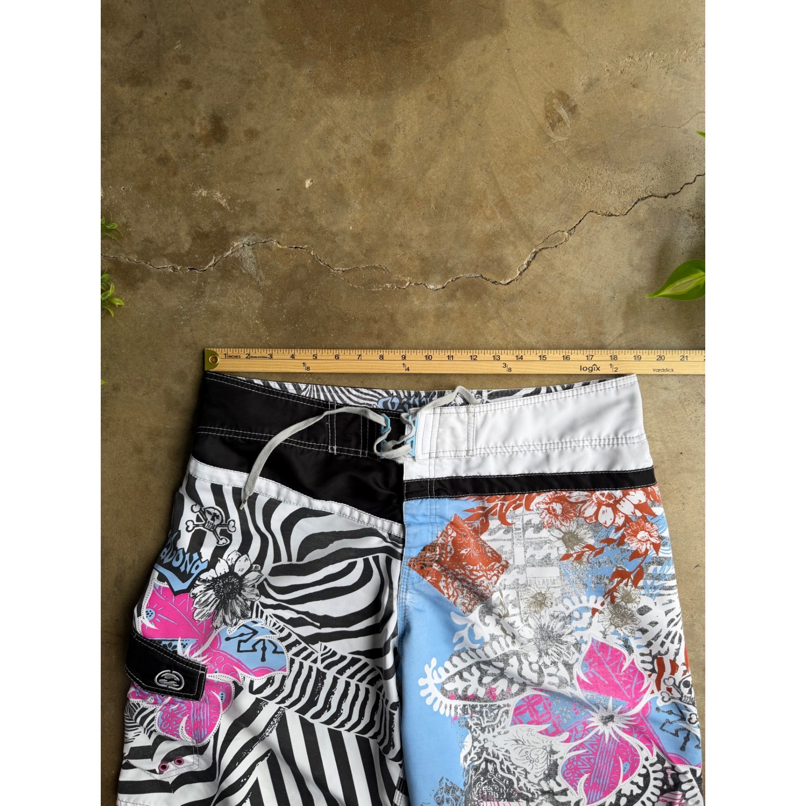 Billabong Mens Board Shorts Size 38 Multi Pattern Zebra Paisley Floral M110WWAL image 7