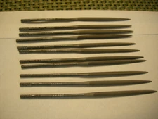 Lot of (11) Nicholson KNIFE 4" Flat Needle Hand Files USA Made *New