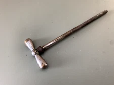 L&S LEEDY & STRUPE 30s Vtg Bass Drum TENSION T-ROD Part Rare Chrome General Prod