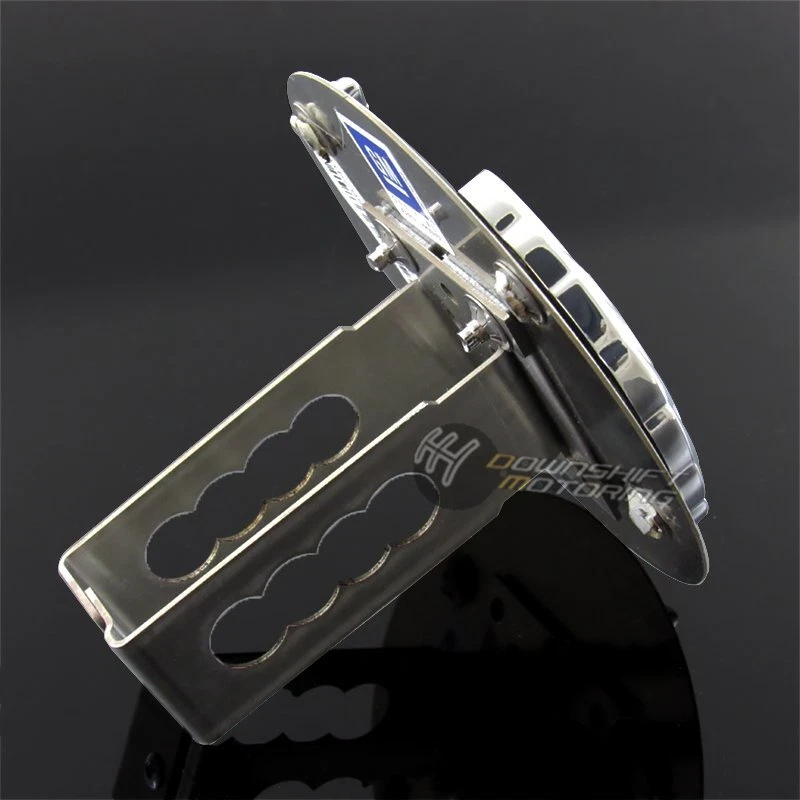 Enchufe de tapa de enganche de remolque cromado estilo clásico Cadillac 1,25" receptor de remolque Foto 4 de 4