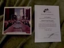 1963 DALLAS TEXAS PRESIDENT KENNEDY MOTORCADE CECIL STOUGHTON PHOTO JACKIE USA