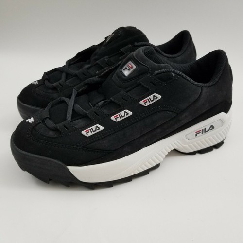 Fila donna pelle nylon stringato classico vintage taglia 8,5 M