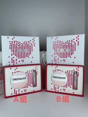 DIOR 2pc Full size Addict Lip Glow Baume Gift Set Limited Edition NEW