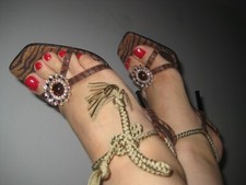 Sexy Damen Schnür Stiletto High Heels  getra...