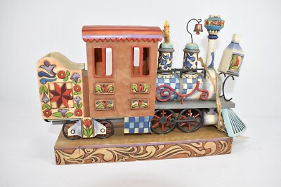 NIB 2007 Jim Shore Heartwood Creek ''Right On Track'' Train Engine - #4009604