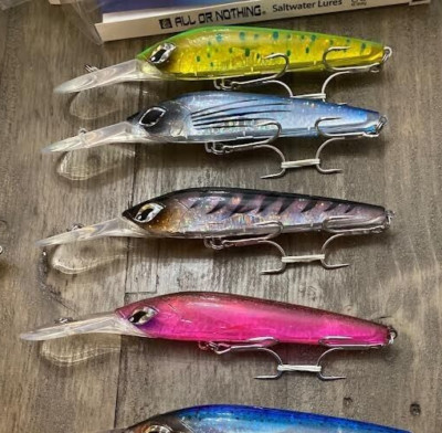 Trolling lures(4)- Bad Boyz -Deep Diver TUNA MAHI DORADO KING FISH , ONO