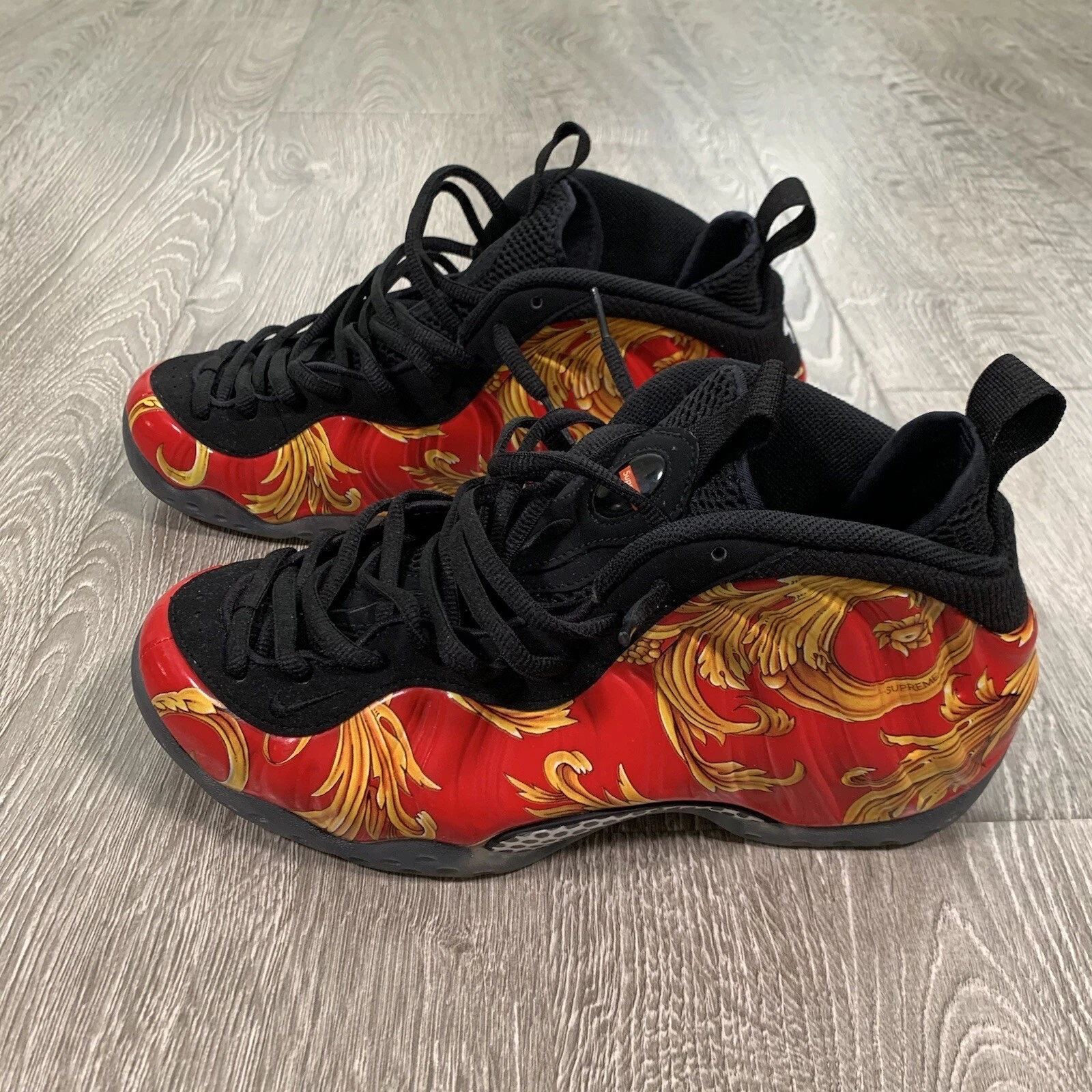 Nike Air Foamposite 1 SUPREME (652792 600) ROUGE, 10