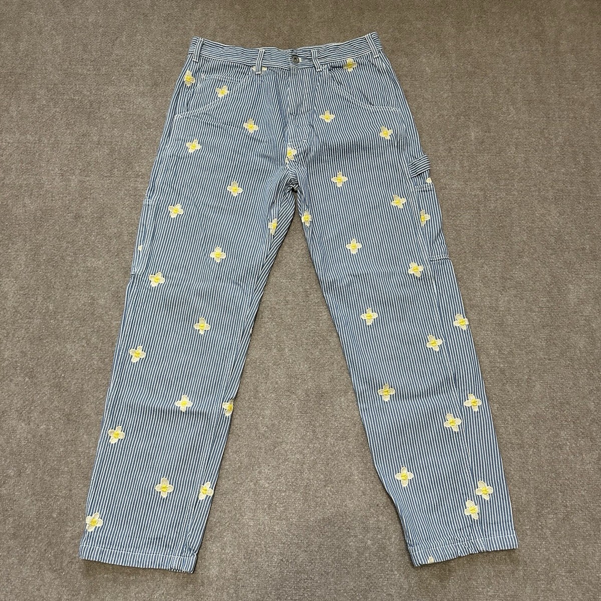 Stan Ray OG Painters Men's 34 (33x30) Daisy Hickory Floral