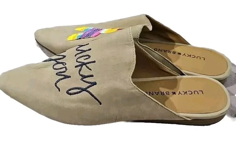 Zapatos planos Lucky Brand Lahma Piñata sin cordones para mujer talla 7 Lucky You T16 Foto 2 de 4