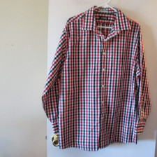 MEN'S CHAPS BLACK PLAID SHIRT - SIZE XL-17 1/2-32/33-NWOT