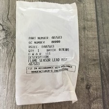 POTTERTON LYNX FLAME SENSOR LEAD ASSEMBLY 407683 New