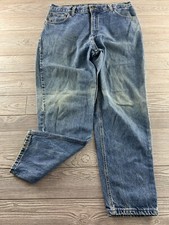 Vintage Carhartt Jeans Men Blue Relaxed Fit Straight Leg Medium Wash Denim