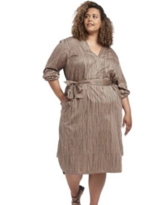 Midi Dress Tunic Dress Size 22 Curves Black Short Sleeve