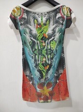 Vestiti da donna fantasia stampa animalier festa, cocktail