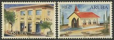 ARUBA N°260/261** Architecture : Edifices , 2000, MNH