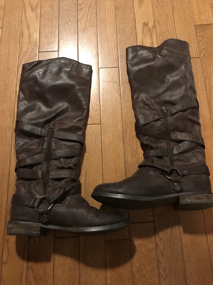 Botas de montar hasta la rodilla de coco Foto 2 de 4