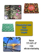 Custom Personalized Photo Mouse Pad 1/4"