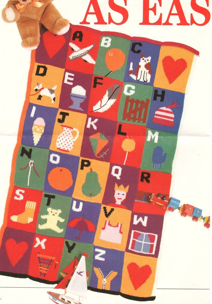 Alphabet Knitting Chart