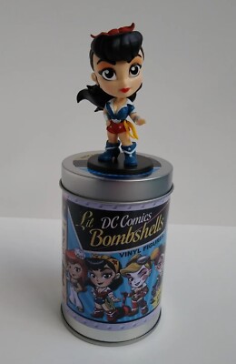 DC COMICS Lil Bombshells Series 1.5 WONDER WOMAN Vinyl Figure Red Bandanna NEW