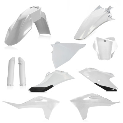 Acerbis Full Body Kit for 2021-22 Gas-Gas EX & MC - White/Black - 2872791035