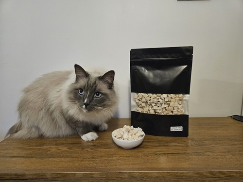 100G Bag Natural Healthy Freeze Dried Chicken Bites Snacks Treats For Cats UK - Picture 3 of 5