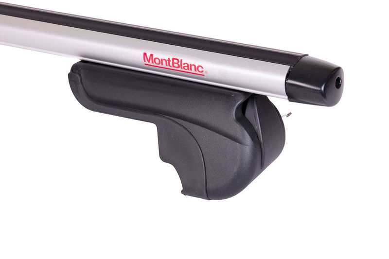 Barres de toit en aluminium pour Dodge Journey à partir de 2008 avec rails longitudinaux