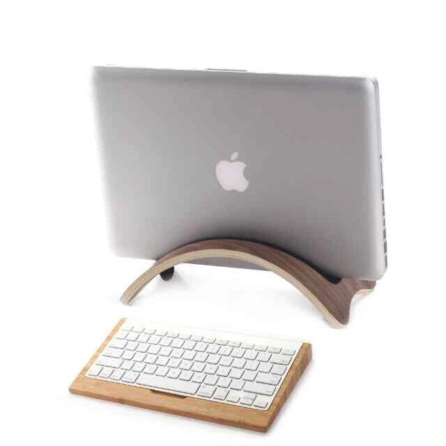 Wooden Universal Table Stand For MacBook Pro+MacBook Air(Brown). Android - Image 4 of 4