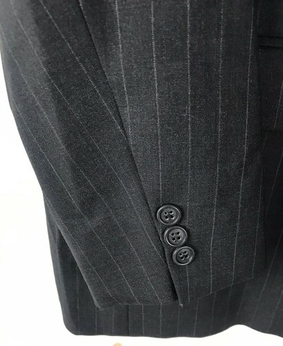 Abrigo deportivo BROOKS BROTHERS elástico para hombre talla 41R gris oscuro a rayas - Imagen 4 de 6