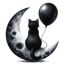 XXL 18X18 Autoaufkleber Lustige schwarze Katze Aufkleber Wetterfester Vinyl