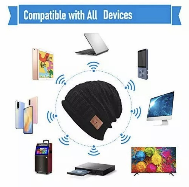 sminiker wireless beanie hat