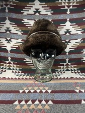 Vtg United Hatters Cap Millinery Workers Int. Union Fur Fedora Union Made Size M