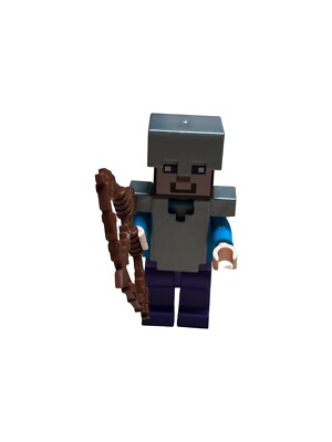 LEGO  MINECRAFT  Figur Steve - Helmet Armor  Bow Minifigur min013 Rüstung 21118