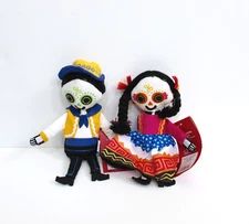 Target Dia De Muertos 2022 Boy & Girl Fabric Decorative Figurine Flavia Z Drago