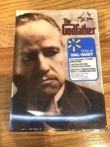NEW SEALED Godfather DVD Walmart Exclusive Lenticular Cover