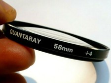 Quantaray 58mm 4 macro Close-up Filter threaded screw in type