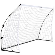 Heavy Duty Soccer Goal 12x6FT Portable Folding Training Net Curved Base with Bag