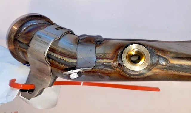 Tubo de salida de escape GM Turbo 2010-2016 original, pieza nueva OEM, P/N 12643610 Foto 3 de 4