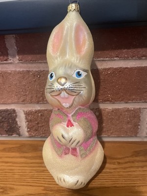 RADKO HARVEY Rabbit Easter 97-018-0 Ornament￼ 9  TALL